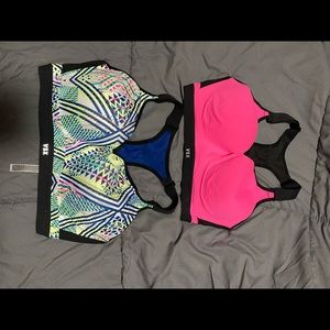 Victoria secret sports bras. Ultra high support. 38DDD (fits like a large)
